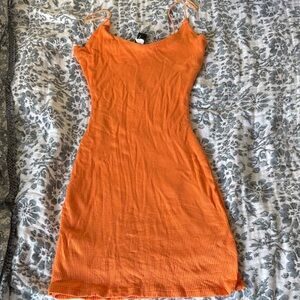 Windsor Vibrant Orange Mini Dress